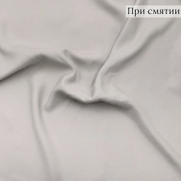 Ткань сатиновая из вискозы серо-бежевого цвета