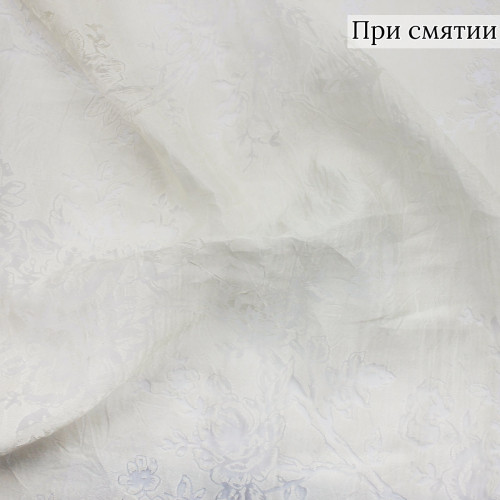 Деворе ткань из вискозы сливочного цвета