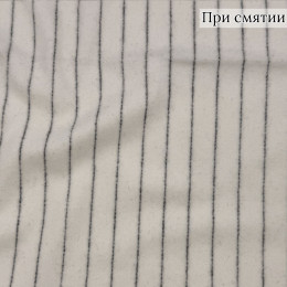 Костюмная ткань фланель в полоску 50% шерсти