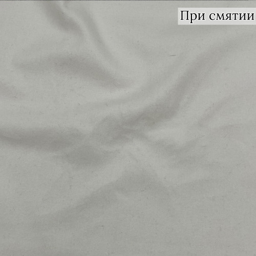 Костюмная ткань молочного цвета из шерсти и вискозы