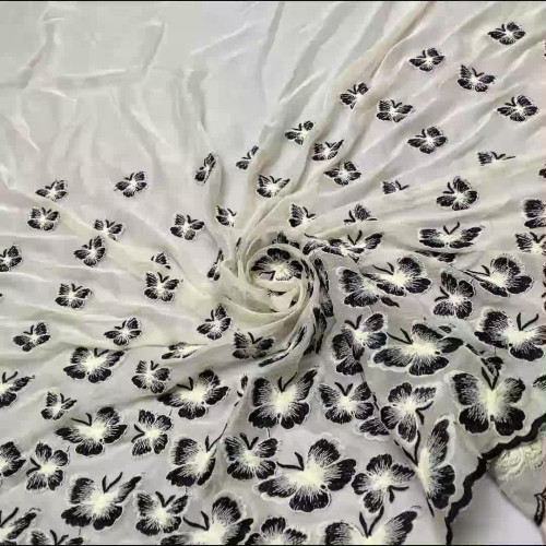 ВЫШИВКА НА ШИФОНЕ