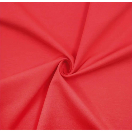 Трикотаж джерси алый